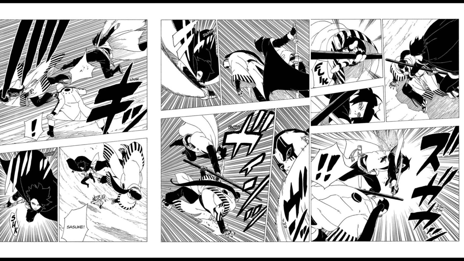Stills from Boruto manga (Image via Shueisha)